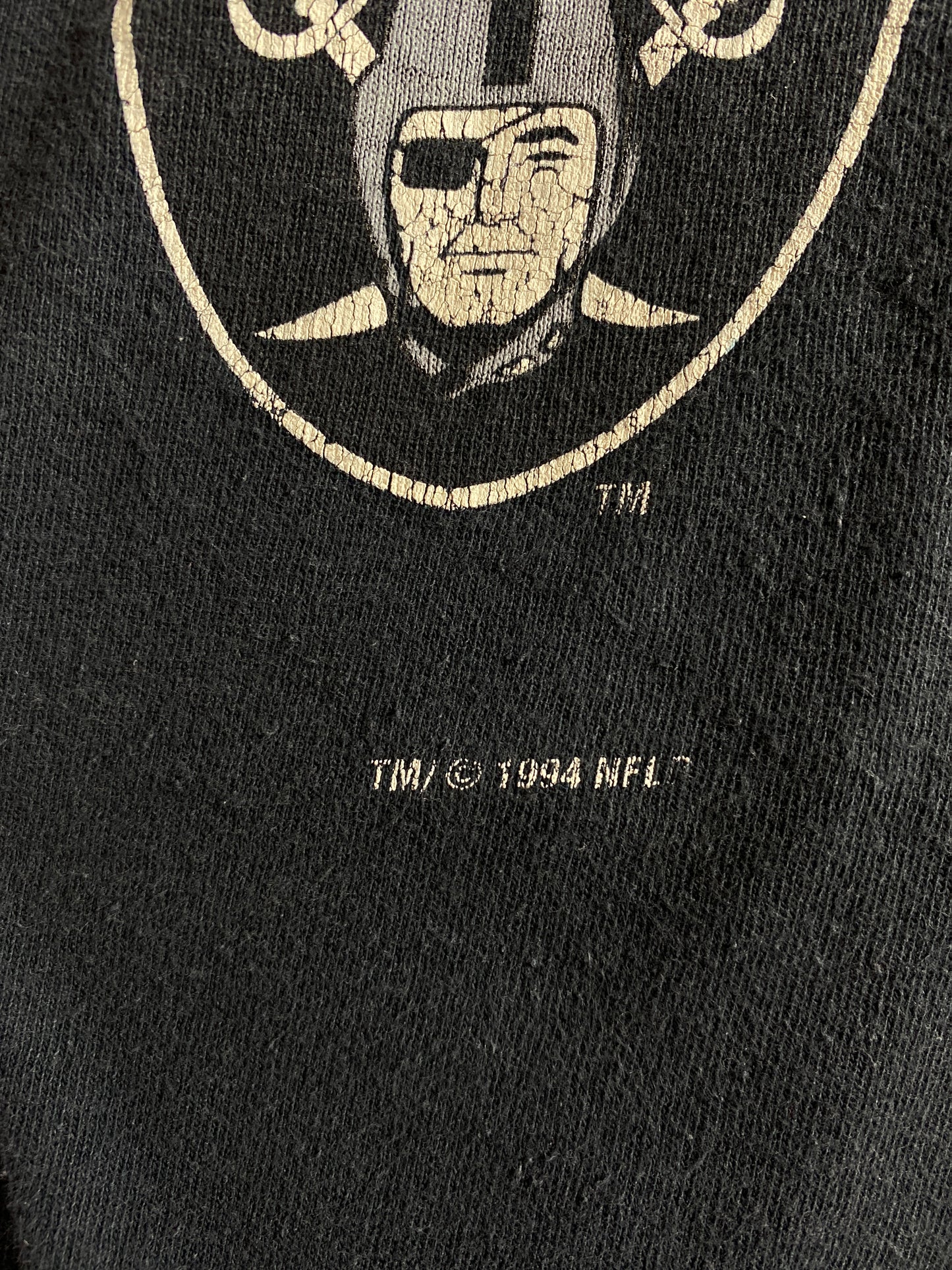 1994 LOS ANGELES RAIDERS MADE IN USA Size XXL Vintage NFL T-shirt / K832