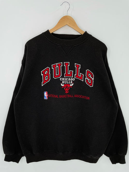 90’s CHICAGO BULLS Size XL NBA Sweat shirt / K5716