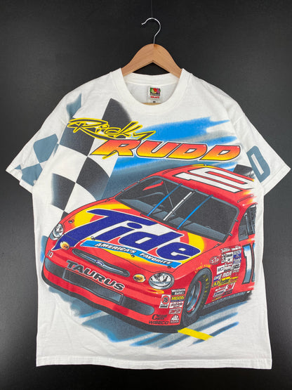 00' NASCAR x RICKY RUDD Size XL Vintage Racing T-Shirt / E2355T
