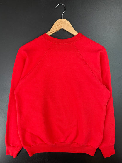 80’s NEBRASKA BIG RED Made in USA Size L Vintage College Sweat-Shirt / A7123
