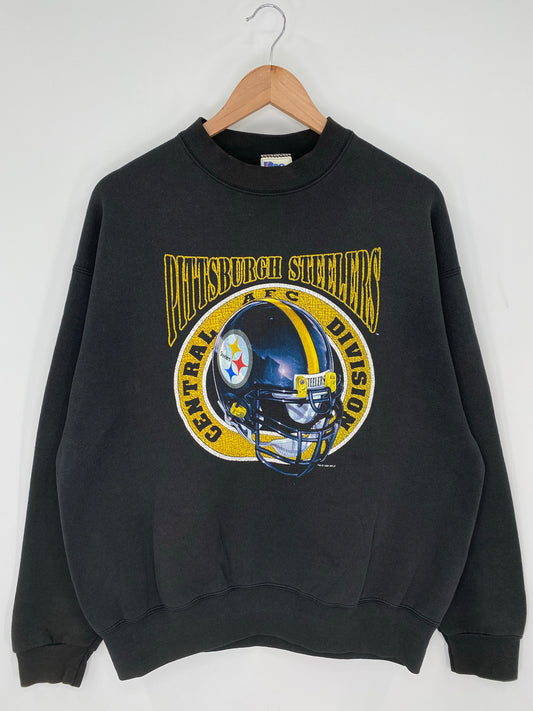 1995 PITTSBURGH STEELERS Made in USA Size XL Vintage NFL Sweat-Shirts/ K9339