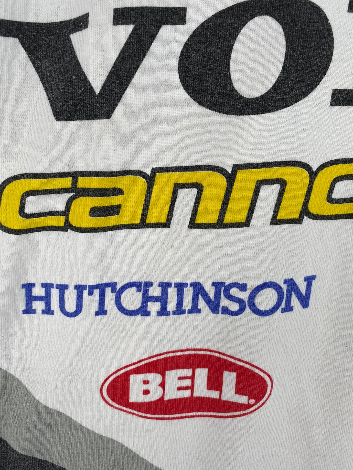 90's VOLVO Made in USA Size NO Tag (Approx.XL) Vintage Racing Long Sleeve T-Shirt / E3896T