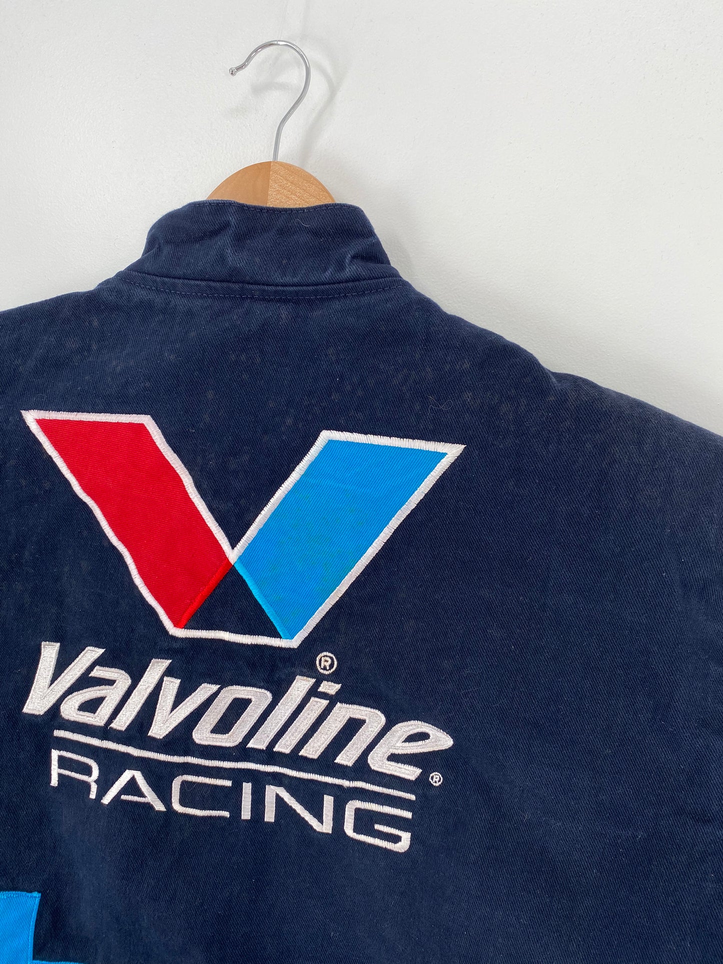 Vintage VALVOLIN Made in USA Size L Vintage Racing Jacket / A695