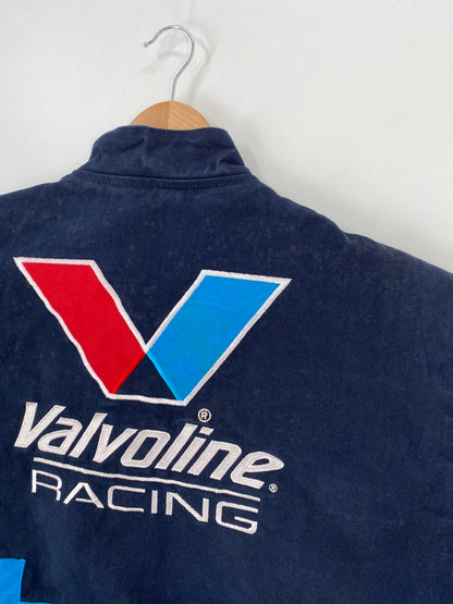 Vintage VALVOLIN Made in USA Size L Vintage Racing Jacket / A695