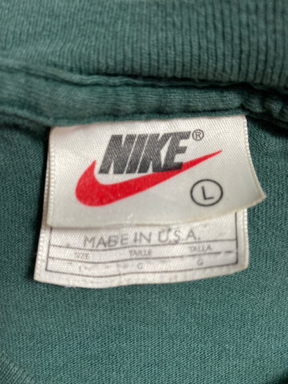 90’s NIKE MINI SWOOSH Made in USA Size L Vintage  Long sleeve T-shirt /9587
