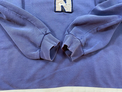 90’s NIKE Size M Damaged Vintage Half-zip Hoodie Sweat-shirt  / 6004