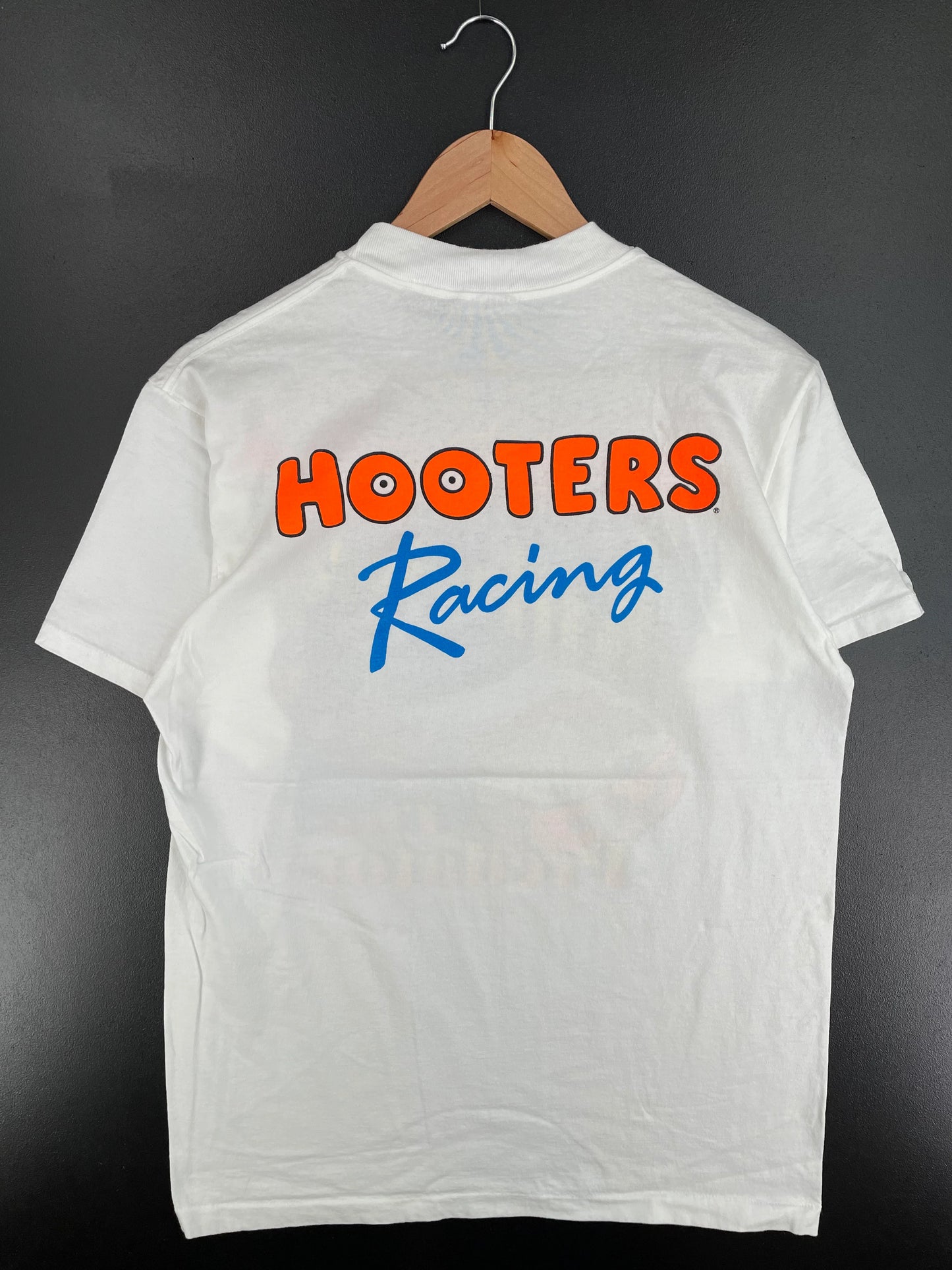 .1992 ALAN KULWICKI x HOOTERS Size No Tag(Approx.M) Vintage Racing T-Shirt / E2361T