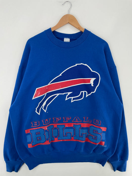 1995 SALEM x BUFFALO BILLS Made in USA Size XXL Vintage NFL Sweat-Shirt / E3630S