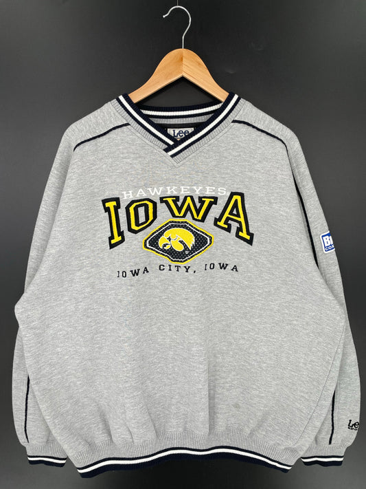 Vintage IOWA HAWKEYES Size XXL NFL Sweat-Shirts/ K9709