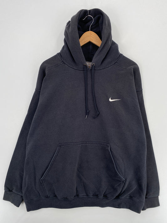 90's NIKE MINI SWOOSH Made in USA Size XL Vintage Hoodie Sweat-Shirts / A5746
