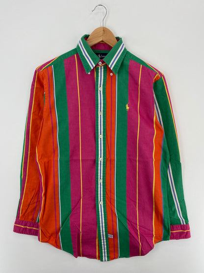 90’s RALPH LAUREN Size S Vintage Button-Down Shirt / A4268