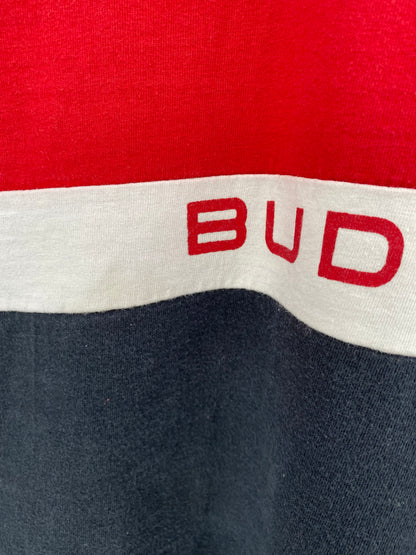 Vintage DALE EARNHARDT JR x BUDWEISER Size XL Racing Long Sleeve T-Shirts / K9657