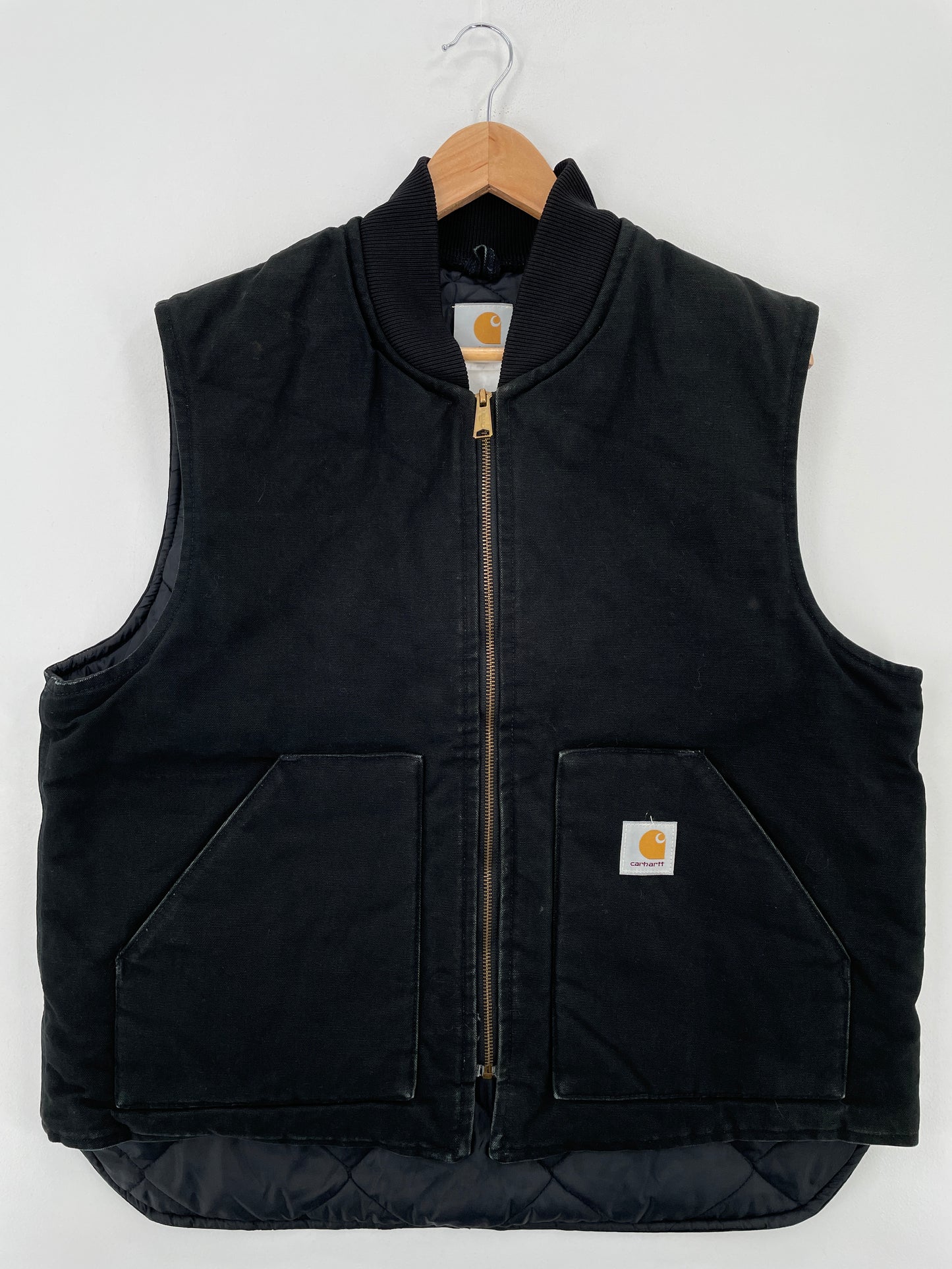 Vintage CARHARTT Size Approx.XL Duck Vest / A8051
