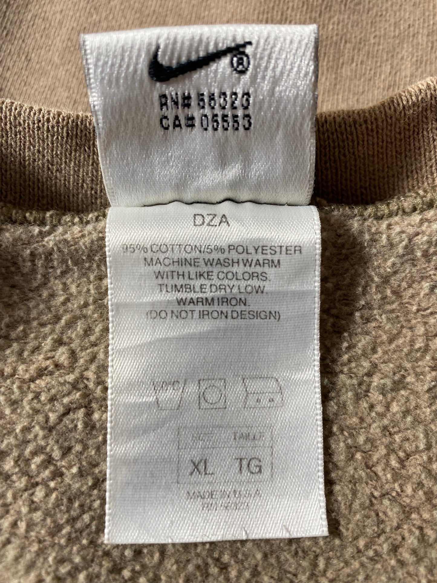 90's NIKE MINI SWOOSH Made in USA Size XL Vintage Sweat-shirt/ K5255