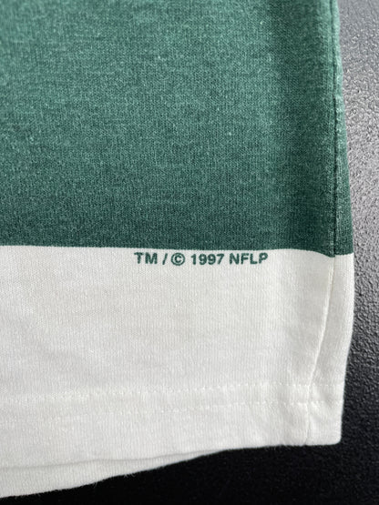 1997 GREEN BAY PACKERS Made in USA Size L Vintage NFL T-Shirt / E6025T