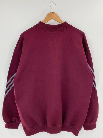 90’s ADIDAS Made in USA Size M Vintage Sweat-Shirt / k5455