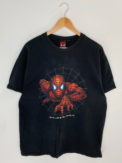 2002 MARVEL SPIDER MAN Size (Approx.L) Vintage T-Shirt / K7695