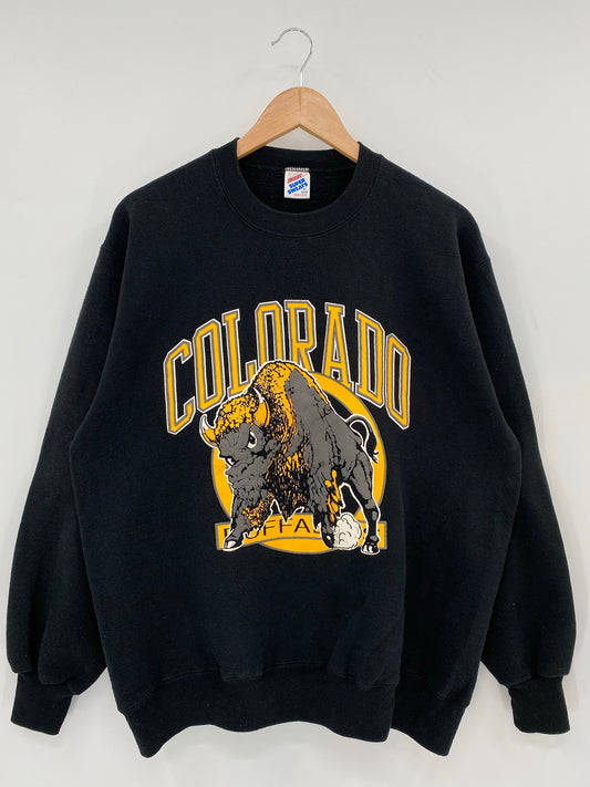 90’s COLORADO BUFFALOES Made in USA Size XL Vintage Sweat-Shirts/ K6869