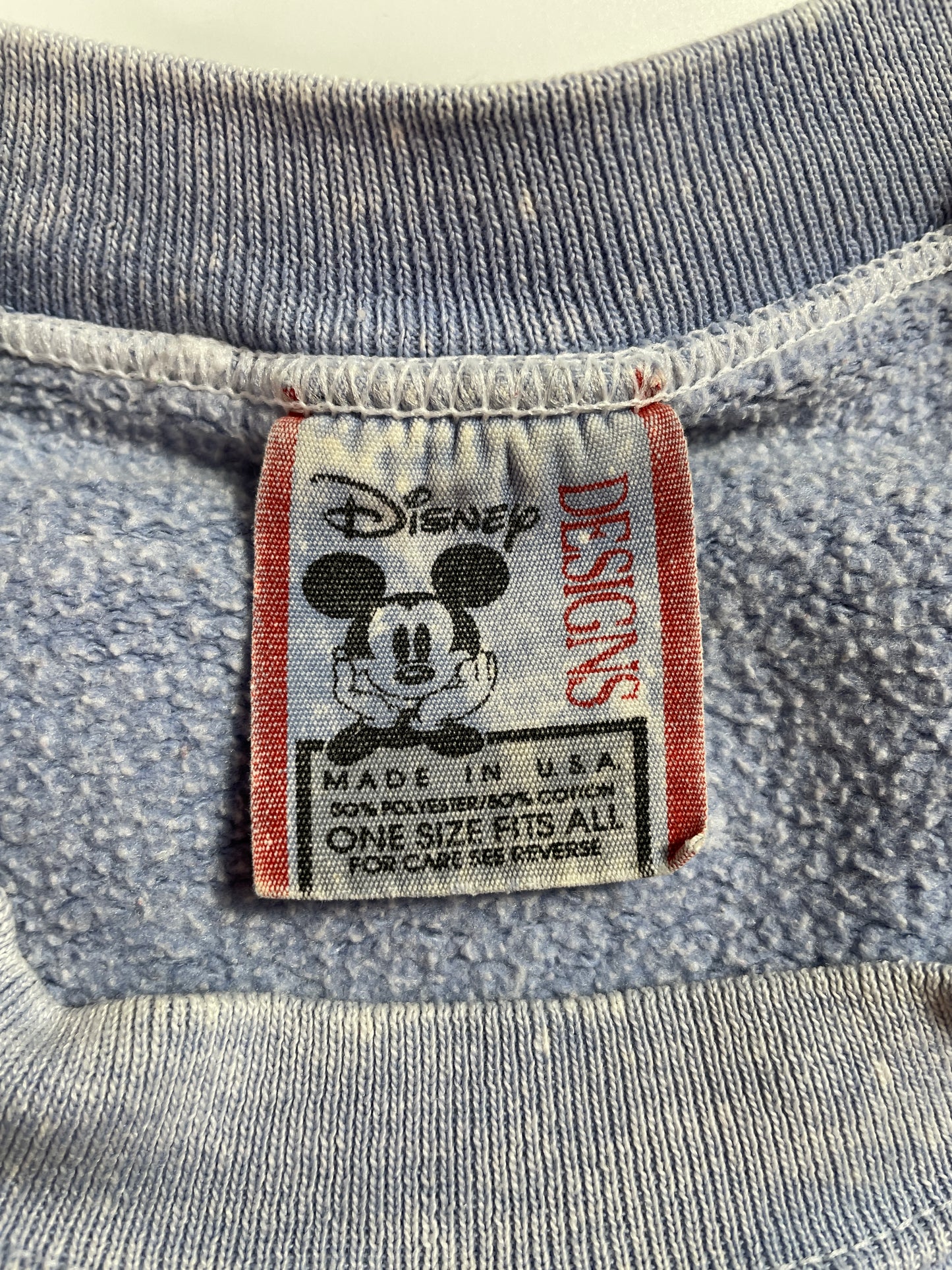 .90's DISNEY MICKEY Made in USA Size Approx.XL Vintage Sweat-shirt / E3420S