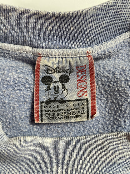.90's DISNEY MICKEY Made in USA Size Approx.XL Vintage Sweat-shirt / E3420S