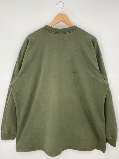 90’s NIKE Made in USA Size XXL Vintage Long Sleeve T-shirt / A21