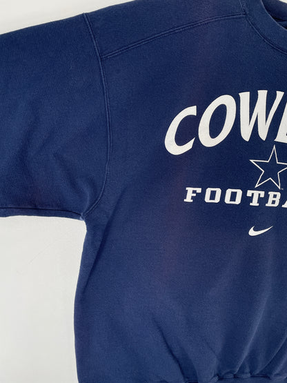 90's NIKE x DALLAS COWBOYS Made in USA Size L Vintage NFL Sweat-Shirt / E6050S