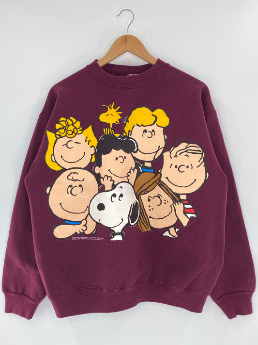 90's SNOOPY Size L Vintage Sweat-Shirt /k5438