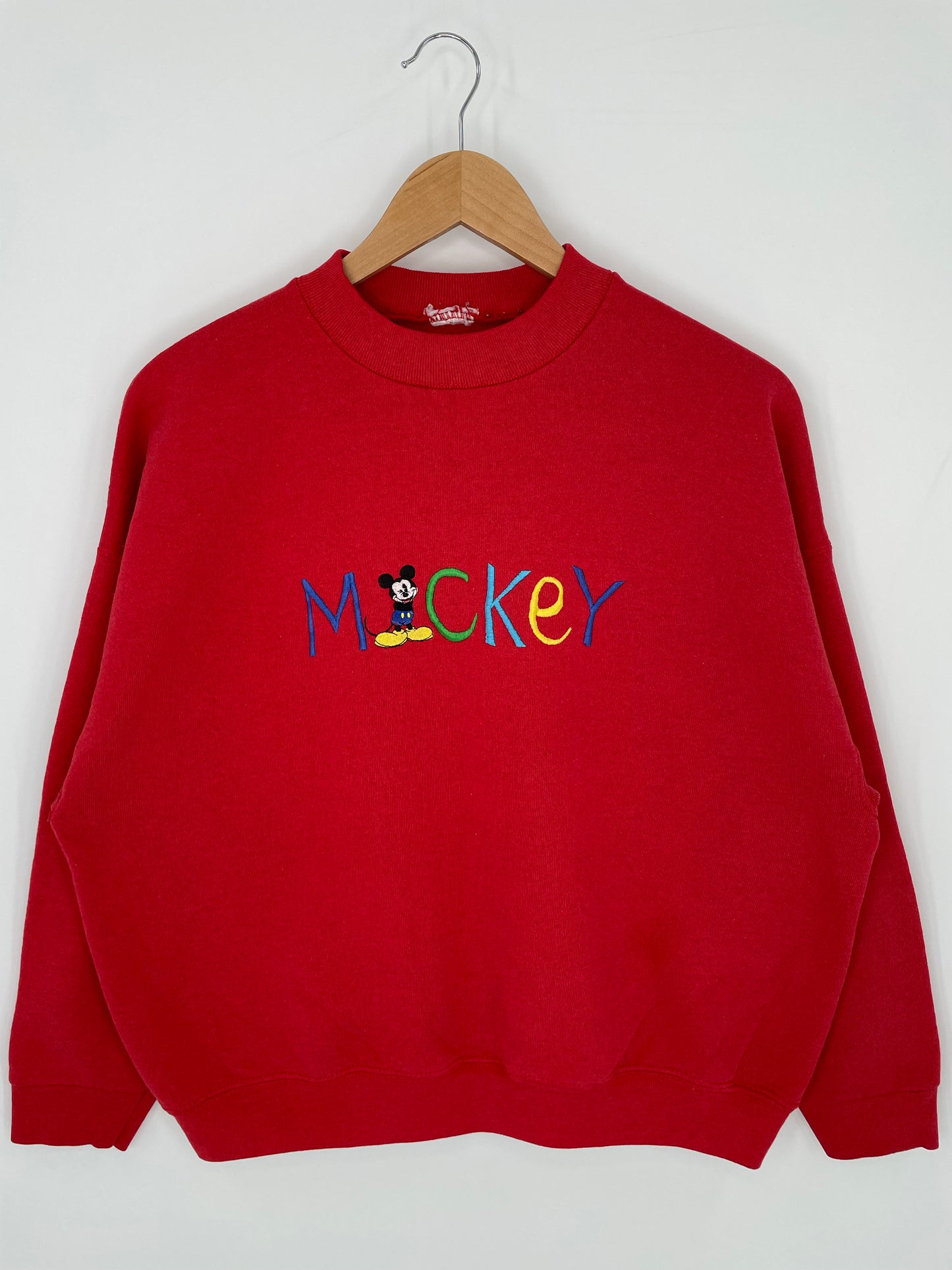 90’s DISNEY MICKEY Size No Tag(Approx.M) Sweat-shirt / K8585