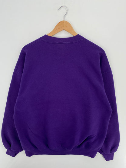 90’s LOUISIANA STATE UNIVERSITY Made in USA Size XL Vintage College Sweat-Shirts / A4709