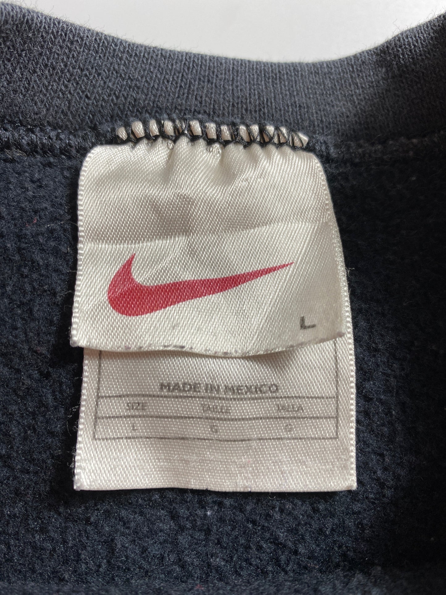 90’s NIKE MINI SWOOSH Size L Vintage Sweat-shirt / K8187