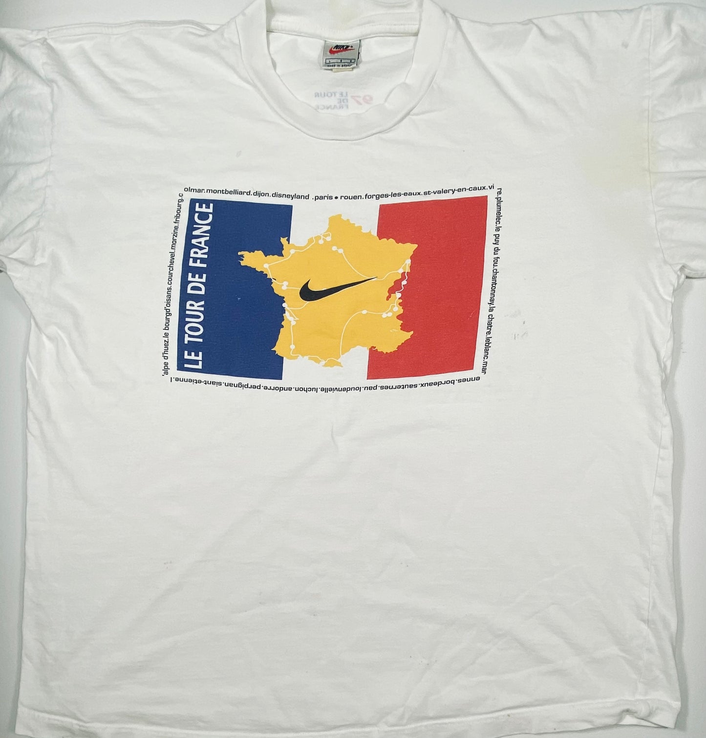 1997 NIKE LE TOUR DE FRANCE Vintage T-Shirt / 5188