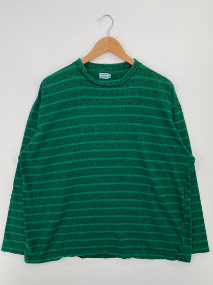 .90's GUESS Made in USA Size XL Vintage Long Sleeve T-Shirt / A8226
