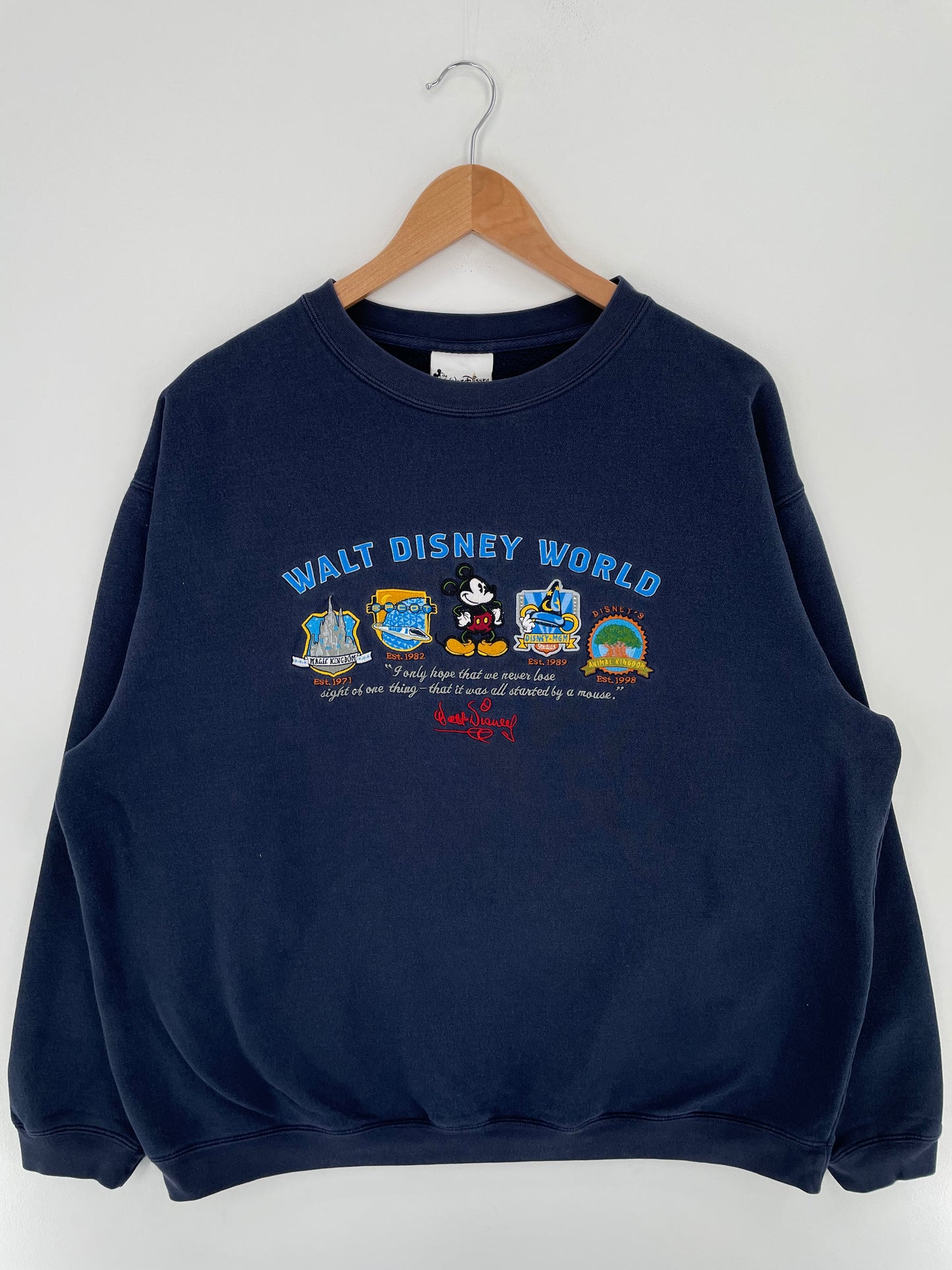 00' DISNEY MICKEY Size XL Vintage Sweat-Shirt / A2588