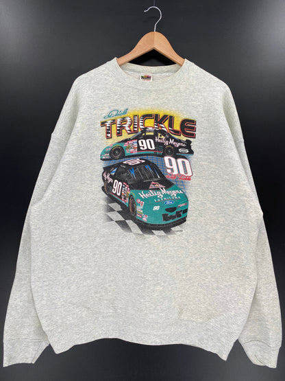 90's DICK TRICKLE Made in USA Size XXXL Vintage Racing Sweat-shirt  / K5358
