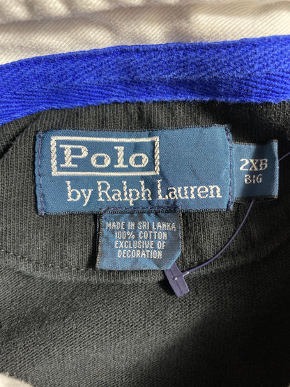 90's POLO RALPH LAUREN Size XXL Vintage Rugby-Shirts / A4425