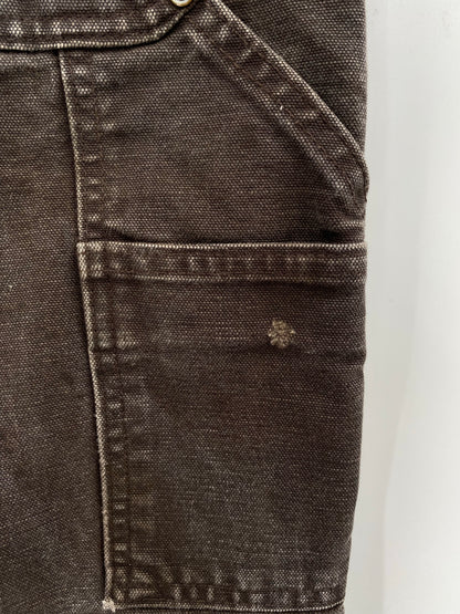 Vintage CARHARTT Double Knee Size 33x32 Duck Pants / K8213