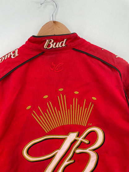 Vintage NASCAR BUDWEISER Size M Racnig Jacket / E3951J
