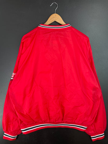 90’s CHICAGO BULLS Size XXL NBA Nylon Jacket / A9553