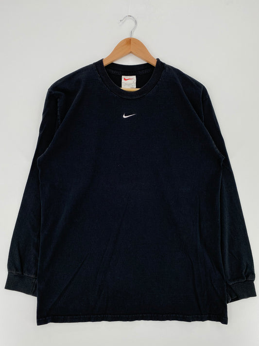 90's NIKE CENTER SWOOSH Size M Vintage Long Sleeve T-Shirt / A2750