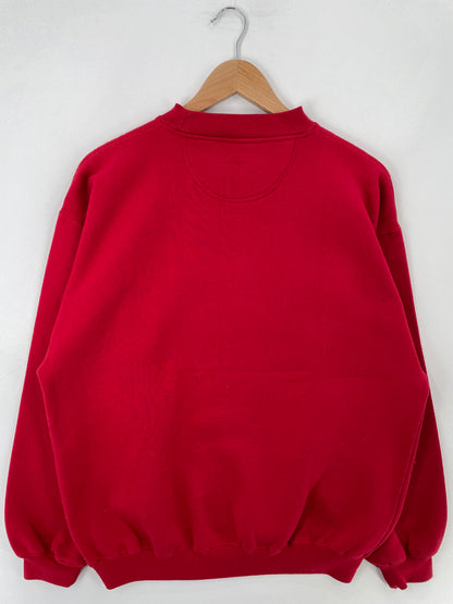 00' OHIO STATE BUCKEYES Size L Vintage College Sweat-Shirt / E4171S