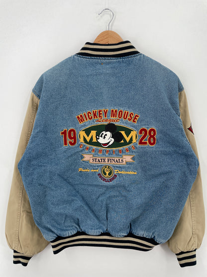Vintage DISNEY MICKEY Size Approx.L Denim Jacket / A7320