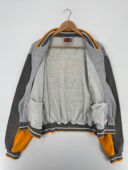 90’s NIKE RUGBY Silver Tag  Size L Vintage Zip up Sweat-shirt / A9893