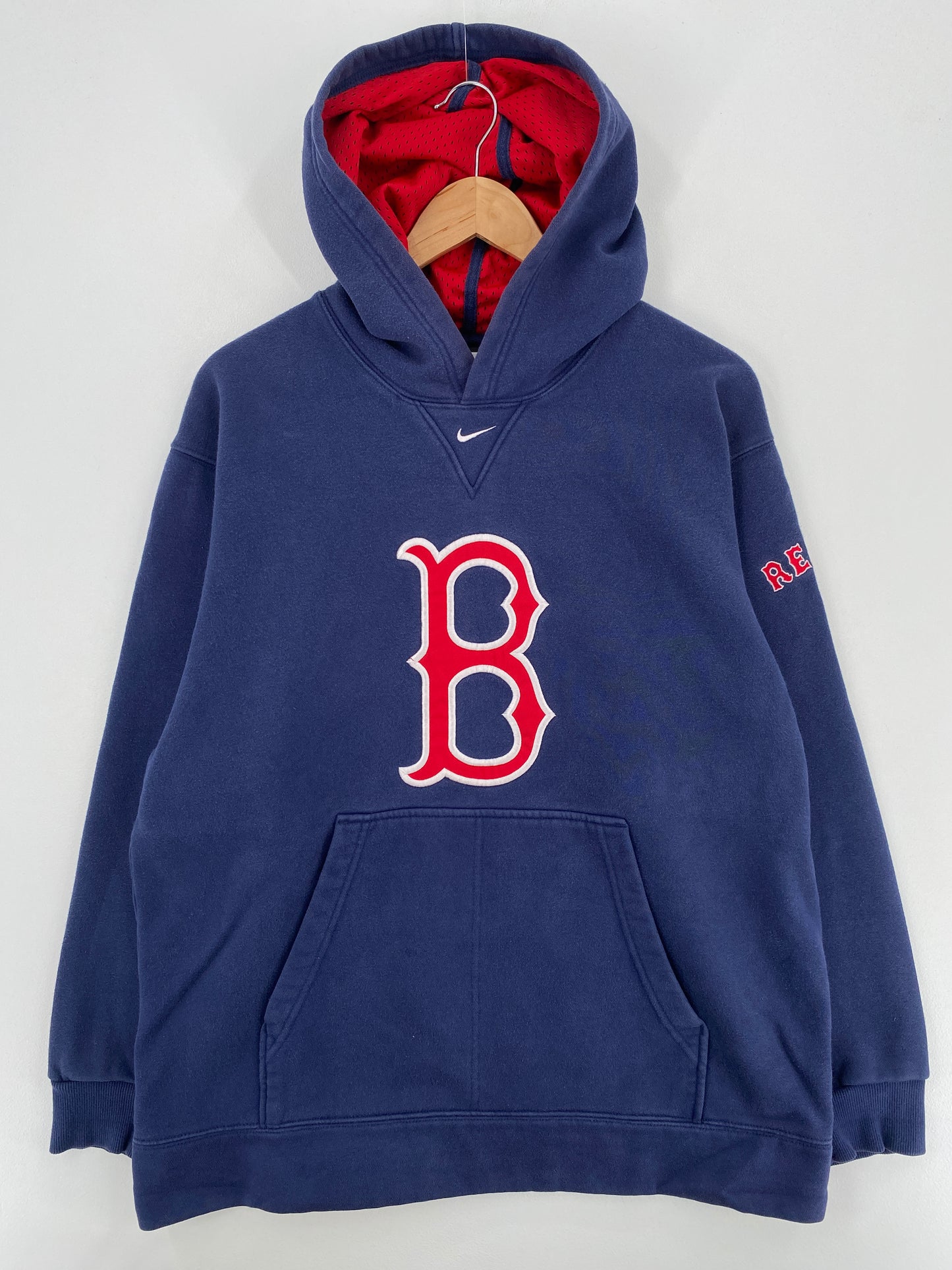 00' NIKE BOSTON RED SOX Size M Vintage MLB Hoodie Sweat-shirt / A5602