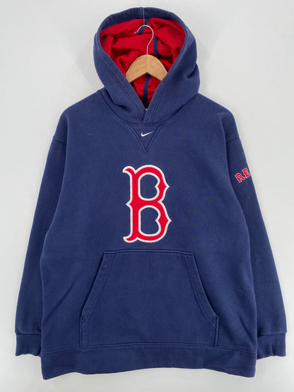 00' NIKE BOSTON RED SOX Size M Vintage MLB Hoodie Sweat-shirt / A5602
