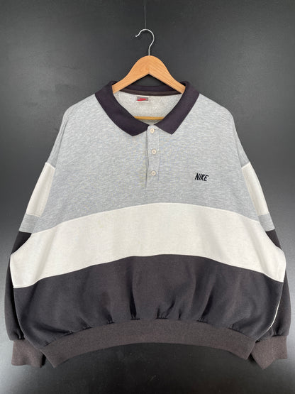 90's NIKE Silver Tag Size Approx.XXXL Vintage Sweat-Shirt / E6379S