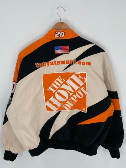 Vintage HOME DEPO x NASCAR TONNY STEWART Size L Racing Jacket/ K8308