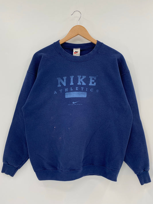 90’s NIKE Athletics Made in USA Size M Vintage Sweat-Shirt / K7044