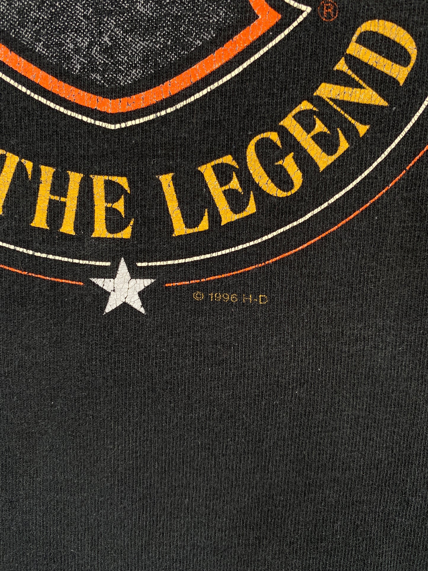 1996 HARLEY DAVIDSON Made in USA Size XL Vintage Long Sleeve T-Shirt / A5551