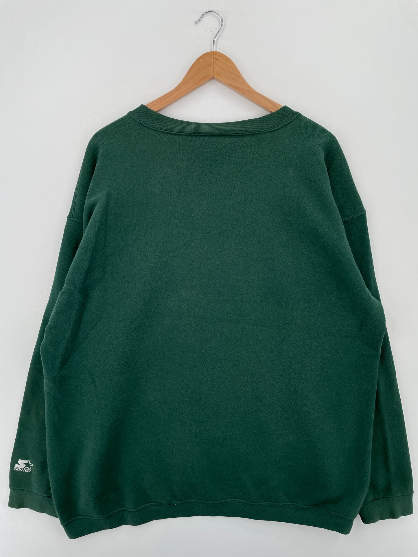 90's STARTER x NEW YORK JETS Made in USA Size XL Vintage NFL Sweat-Shirt / A7814