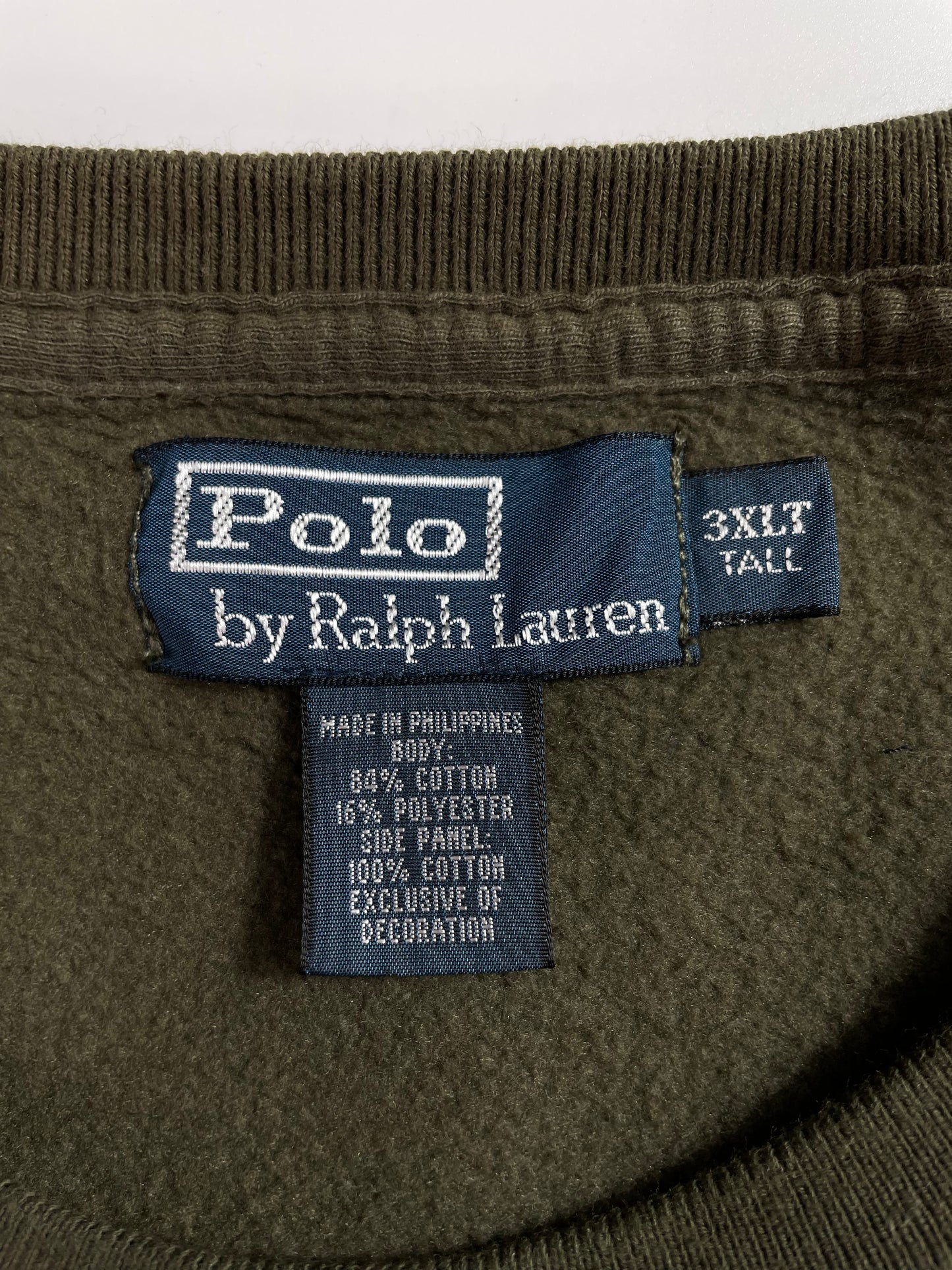 90’s POLO RALPH LAUREN Size XXXL Vintage Sweat-shirt / A2199